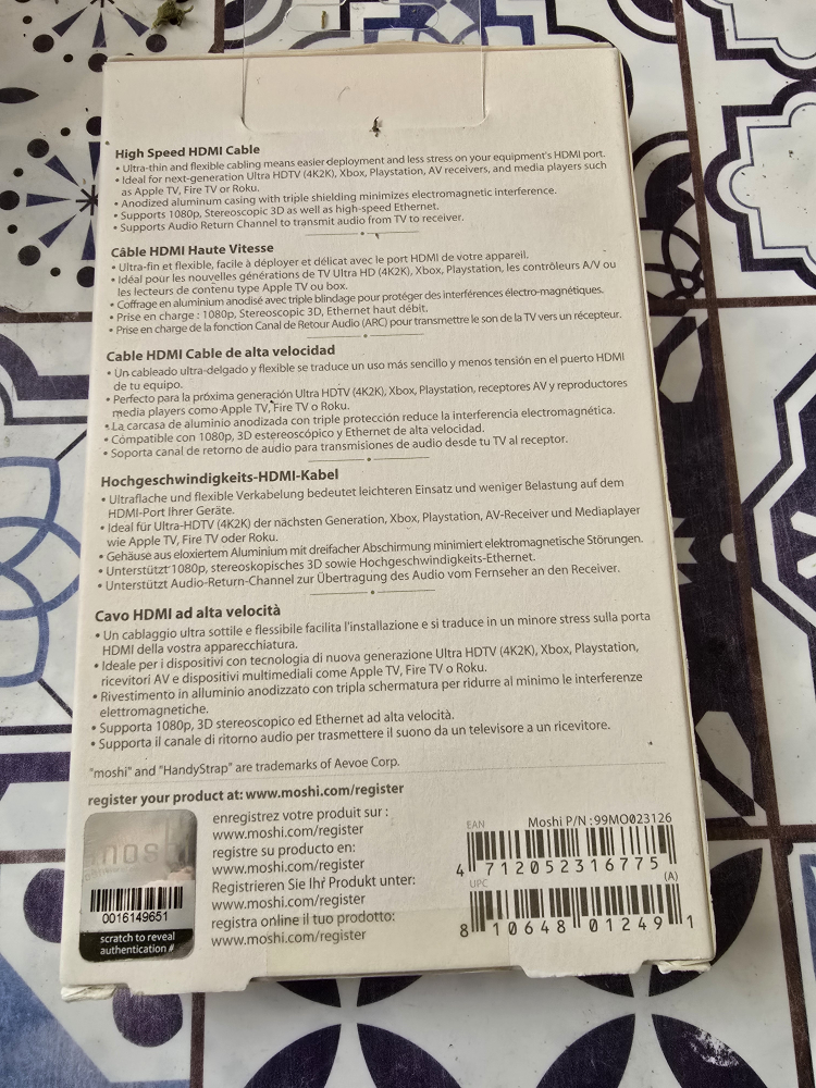 Moshi HDMI Cable - photo 2