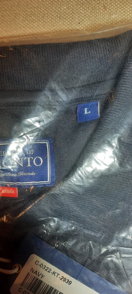 OVO University of Toronto Polo Shirt - Size Large - Navy image indicator(5)