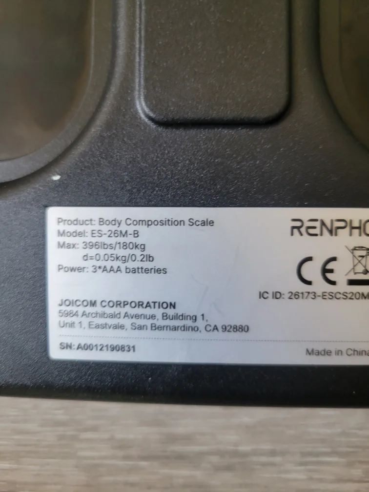 Renpho ES-26M-B Body Composition Smart Scale image indicator(2)