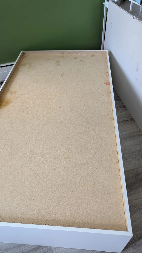 Kids' platform bed frame and mattress with storage drawers image indicator(3)