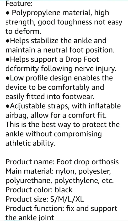 ANKLE BRACE Orthosis with Airbag - Size MEDIUM image indicator(9)