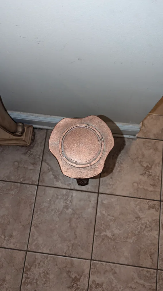 Ornate Copper Candle Holder Stand image indicator(4)