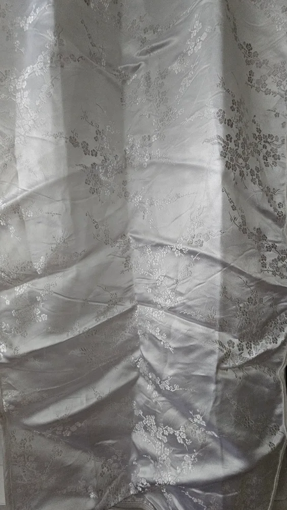 White Silk Cheongsam Dress, Small image indicator(5)