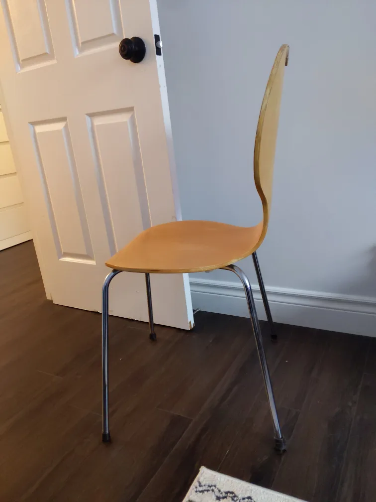 Vintage MCM wooden Butterfly Chair image indicator(2)