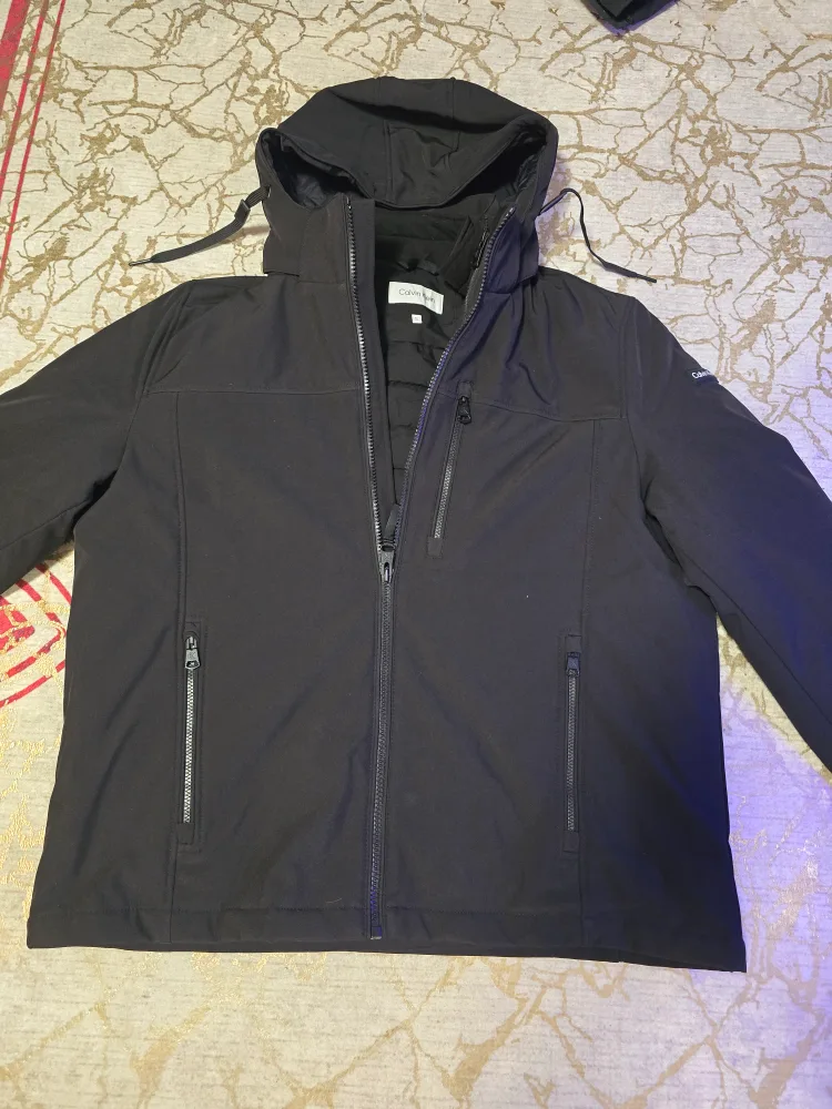 Men's Calvin Klein Softshell Jacket with Hood image indicator(3)