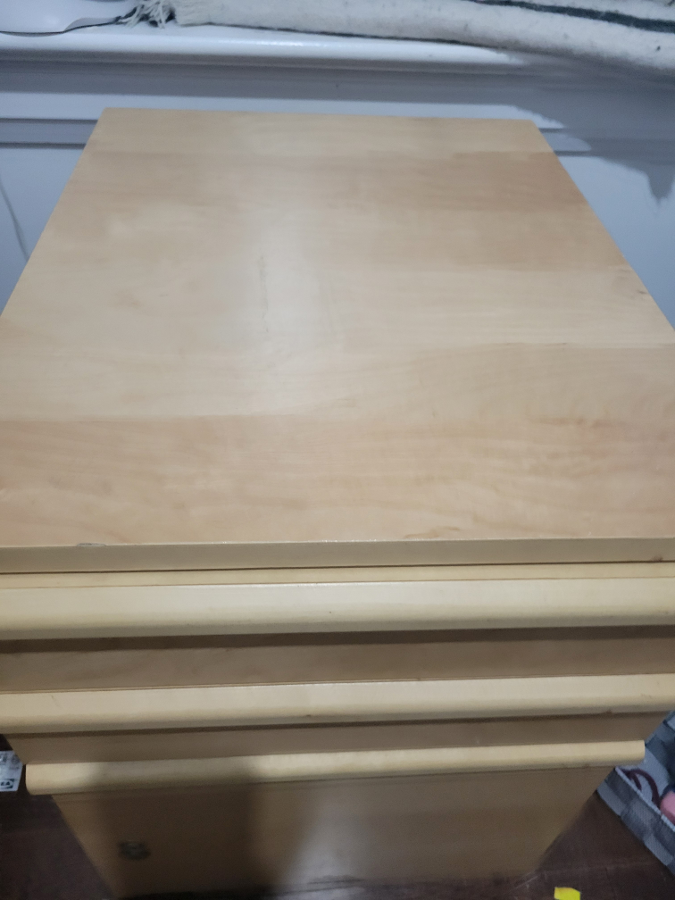 IKEA Wooden Filing Cabinet - photo 5