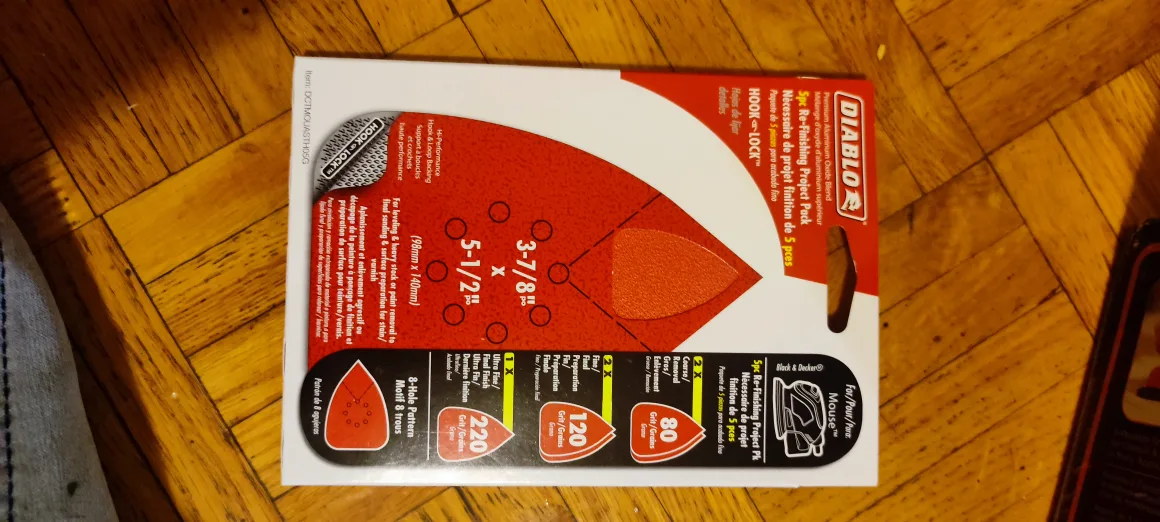 Black+Decker Mouse Detail Sander with extra sandpaper image indicator(5)