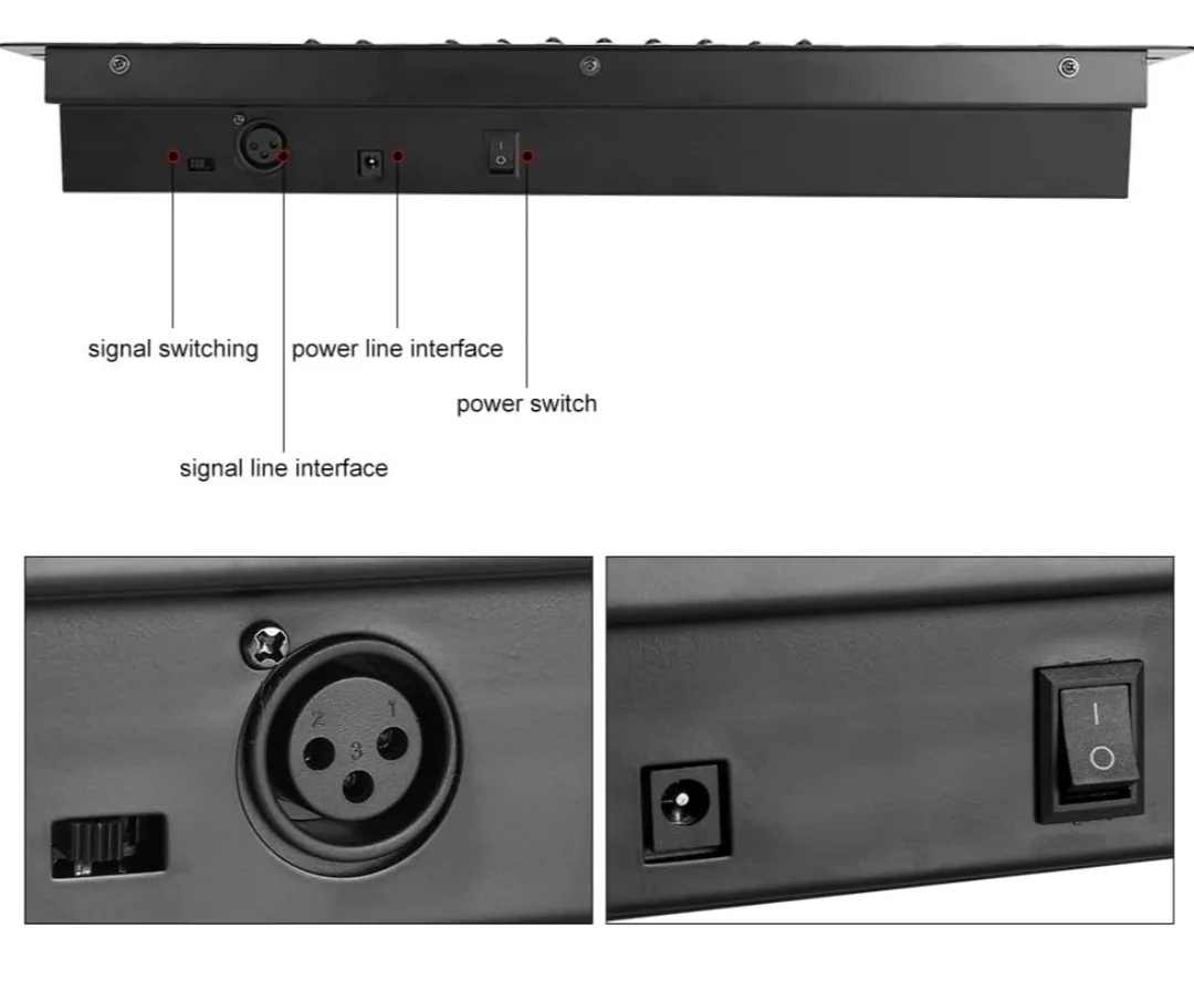 DMX 512 Light Controller with Polarity, 30 Banks of 8 Pro image indicator(6)