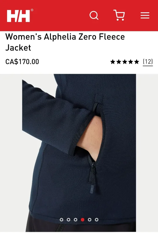 NEW! Helly Hansen Women’s Alphelia Midlayer (S) image indicator(7)