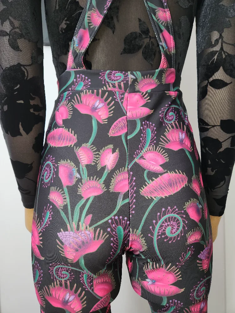 Black Milk Unique Venus Flytrap Print Overalls image indicator(6)