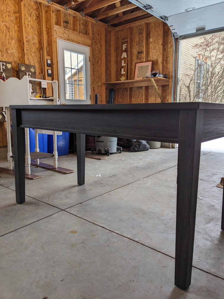 3 Drawer Grey Oak Office Desk - photo 3
