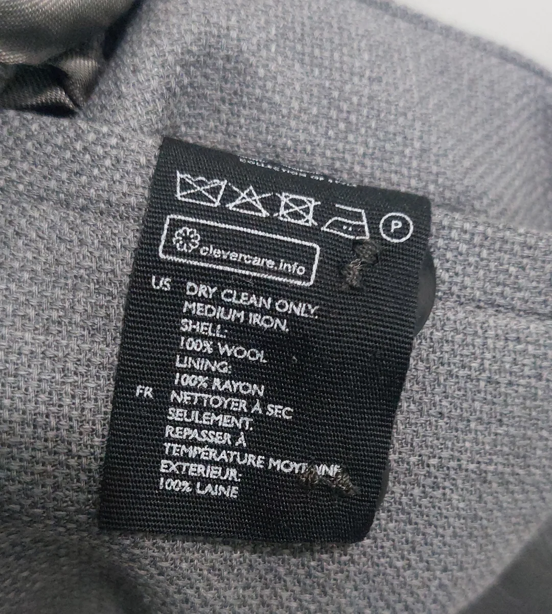 COS Men's Grey Blazer 100% Wool Size 36R image indicator(2)