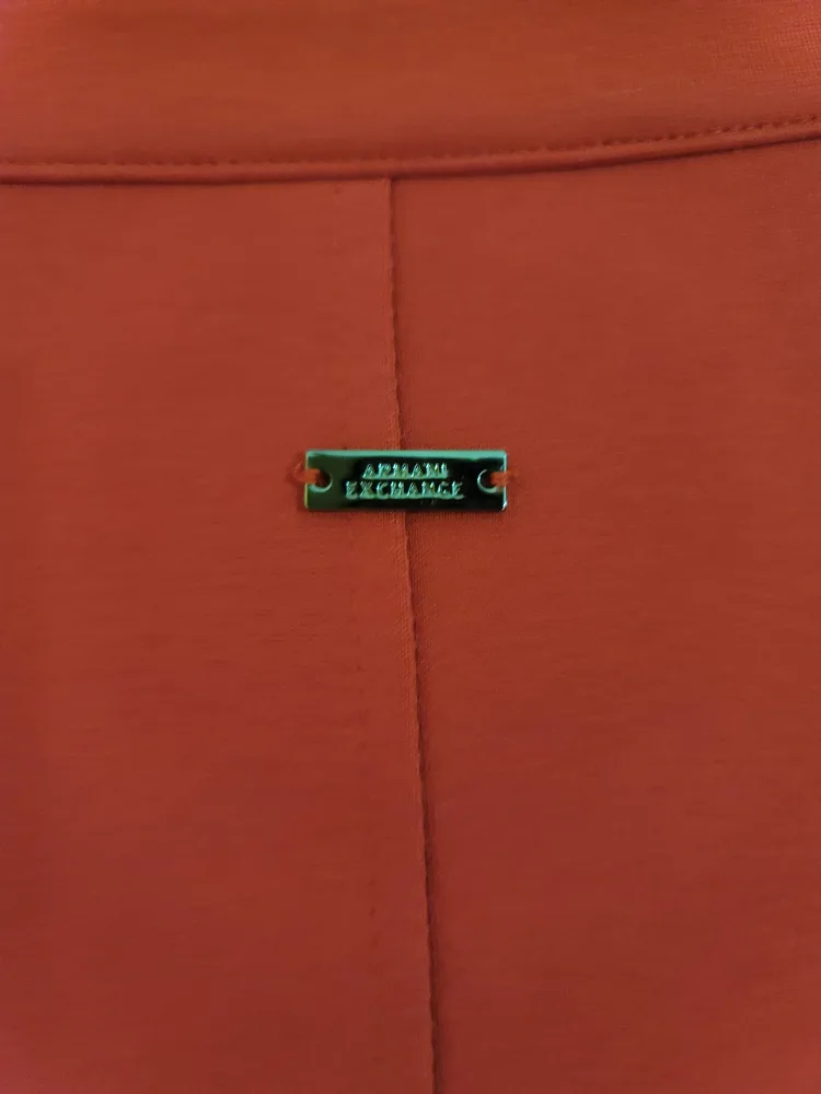 Armani Exchange Red Moto Jacket Size L/G image indicator(5)