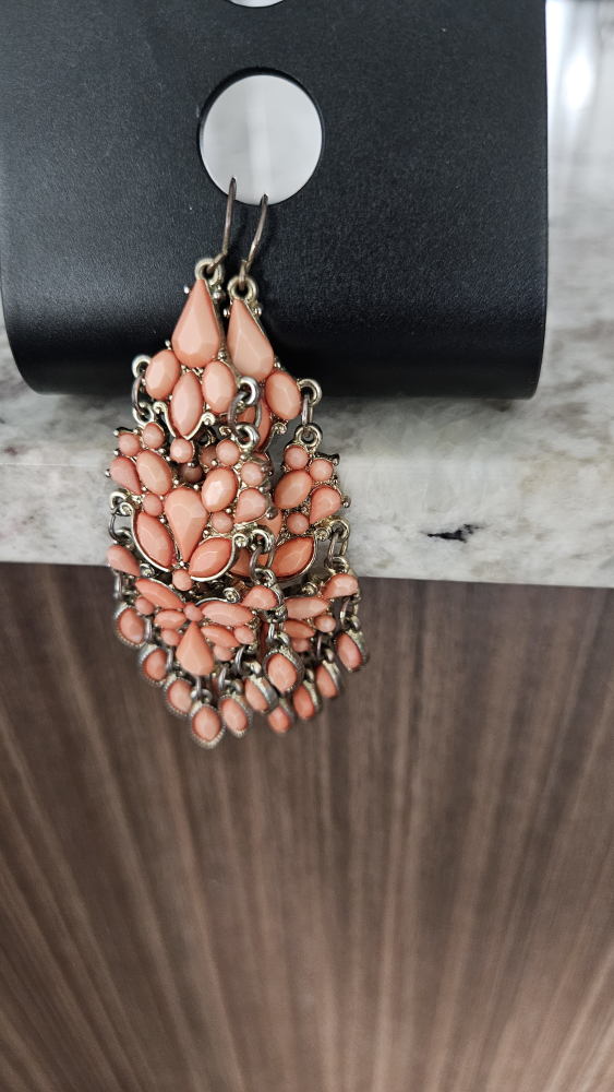 NEGOTIABLE - Orange Statement Earrings - photo 4