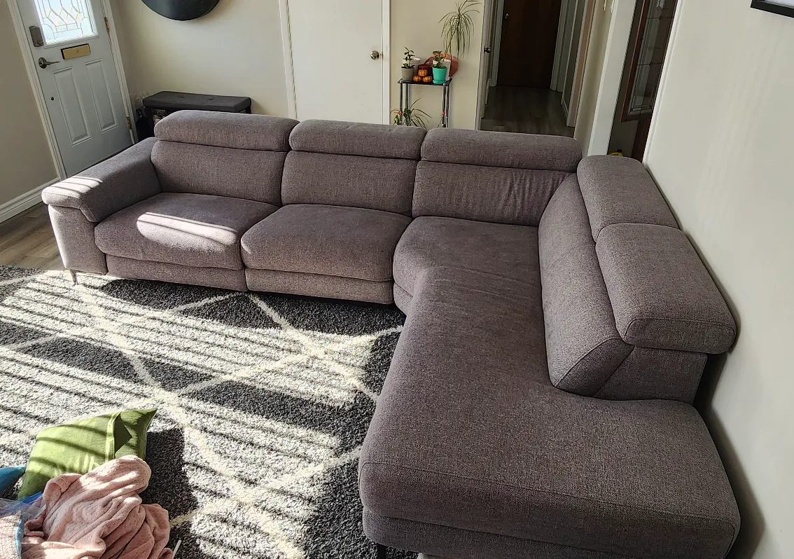 Grey Reclining Sectional Sofa image indicator(4)