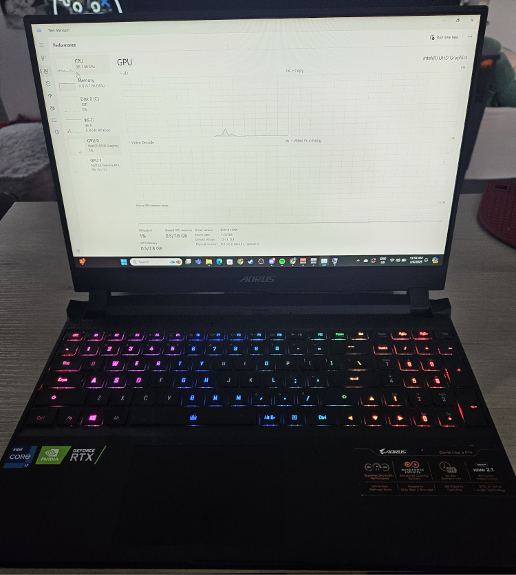 Auorus 15P XD Laptop RTX 3070 I7-11800h