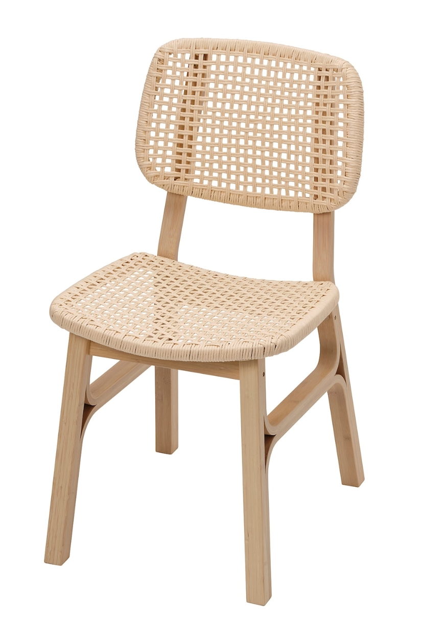 2 X IKEA VOXLÖV Chairs - Light Bamboo