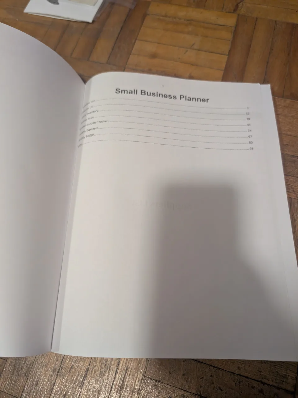 Smaller business planner plus empty week and day planner image indicator(2)