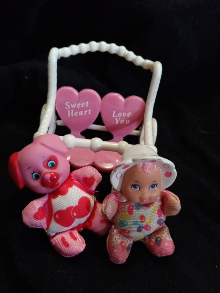 Vintage Lewis Galoob So Small Babies Playset with Carriage - photo 2