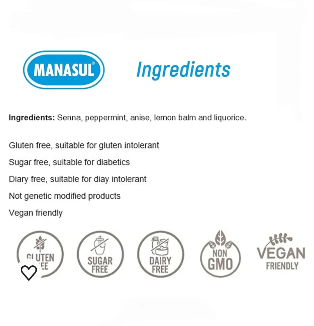 50 Count Manasul Tea Laxative image indicator(3)