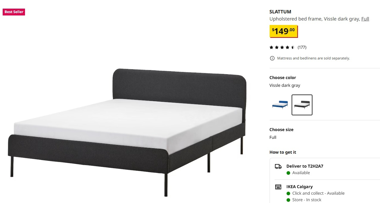 Matress and Bed - Full Size - photo 2