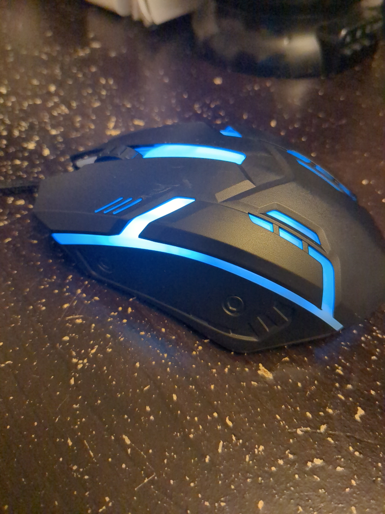 Wired Gaming Mouse with RGB Lighting