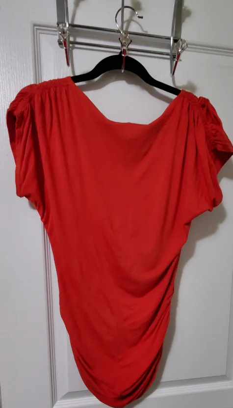Women's Draped Short Sleeve Top [S] image indicator(2)