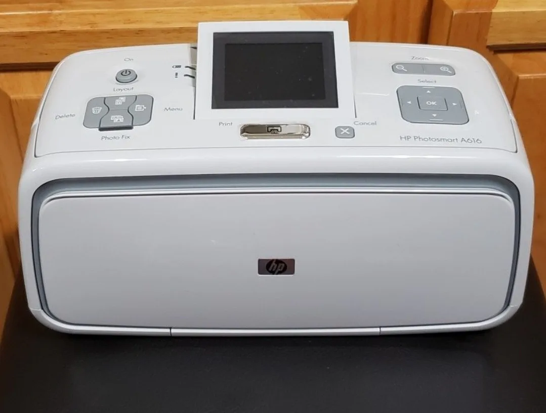 HP Photosmart A616 Photo Printer image indicator(2)