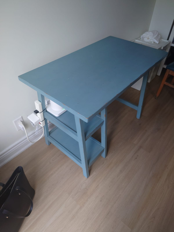 Wooden Desk with Shelf - photo 4