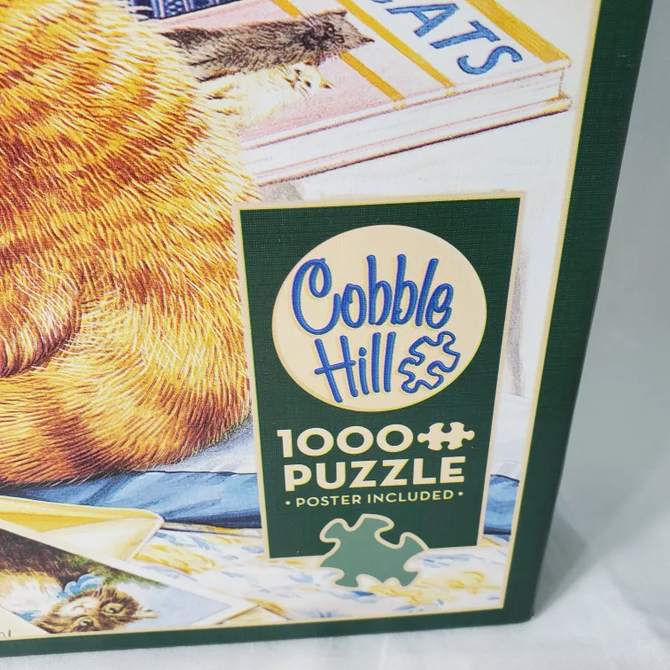 Cobble Hill 1000-Piece Puzzle - Sleeping Cat image indicator(2)