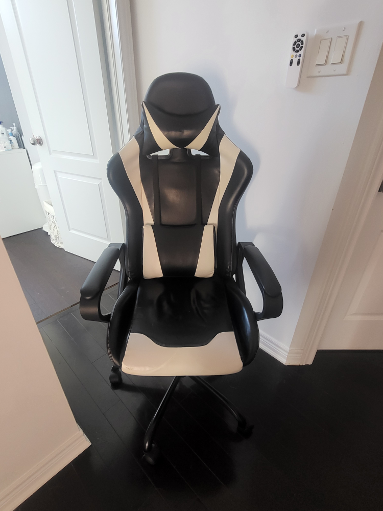 Gaming Chair - Black and White