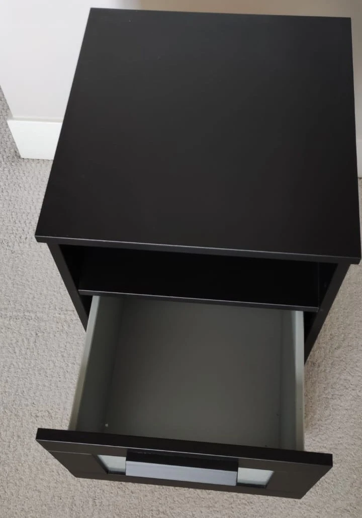 IKEA - BRIMNES Nightstand, black, 39x41 cm (15 3/8x16 1/8 ") - photo 3
