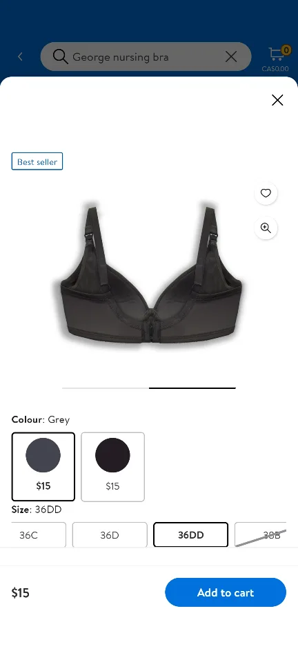 George Women's Wirefree Nursing Bra image indicator(2)