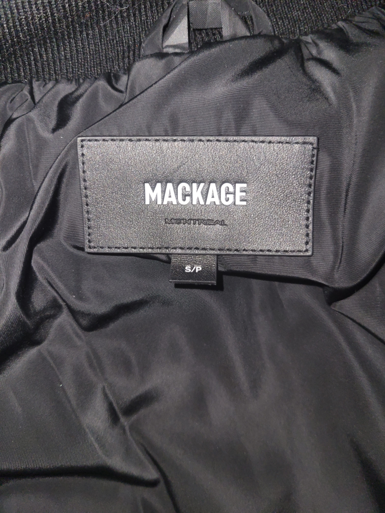 Mackage Women's Black Down Puffer Jacket with Fur Hood - photo 5