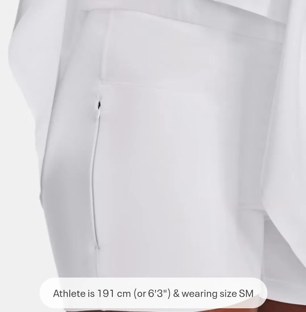 White Tennis Skirt - Under Armour image indicator(3)