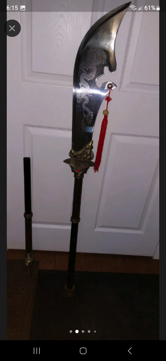 cosplay Chinese Guan Dao (halberd) decoration image indicator(2)