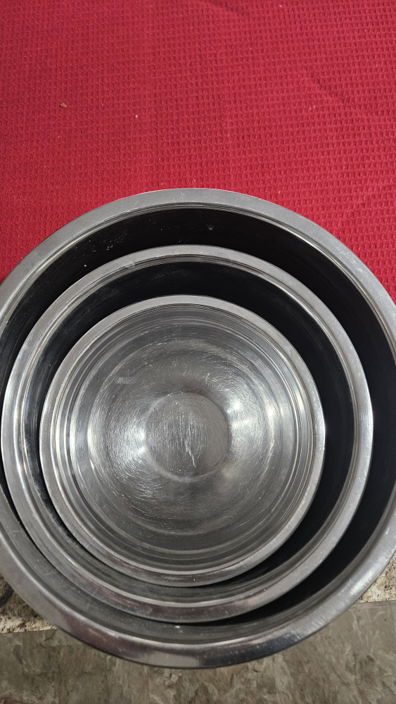 Set of 3 Stainless Steel Mixing Bowls - photo 5