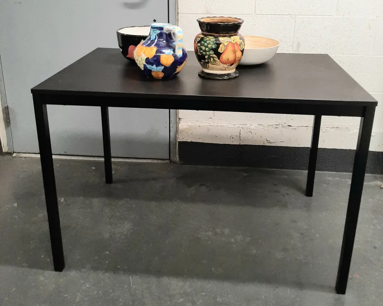 IKEA TARENDO Black Table thumbnail