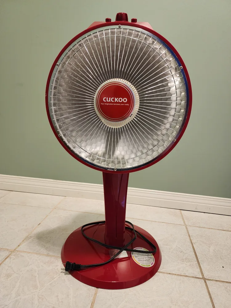 Cuckoo CHT-800 Halogen Heater - Red thumbnail