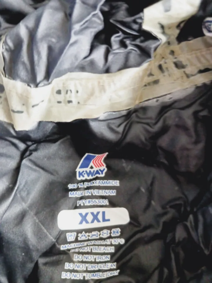 K-Way Black Packable Rain + Wind Jacket image indicator(4)