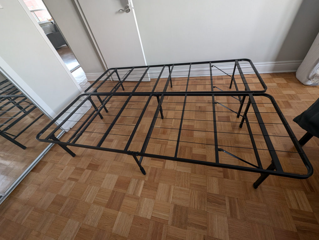 One Twin-Size Metal Bed Frame - photo 2