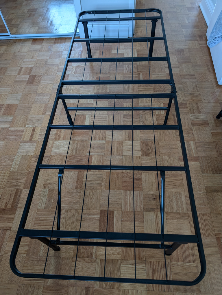 One Twin-Size Metal Bed Frame - photo 4