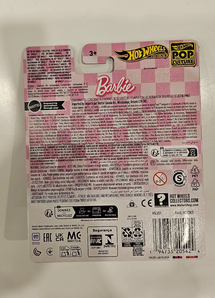 Hot Wheels Premium Barbie 65th Corvette C8.R image indicator(2)