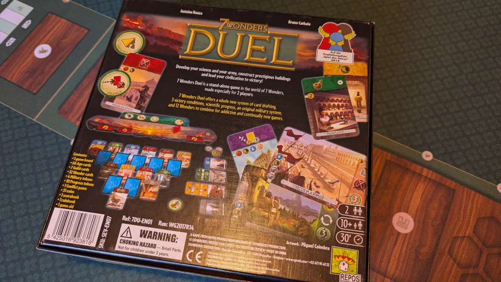 7 Wonders Duel Board Game image indicator(2)