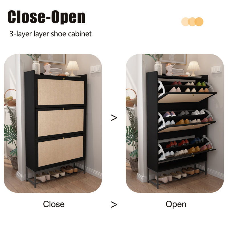 3-Layer Shoe Cabinet
