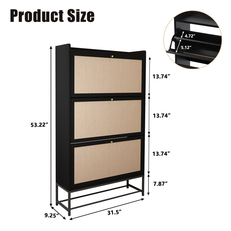 3-Layer Shoe Cabinet - photo 2