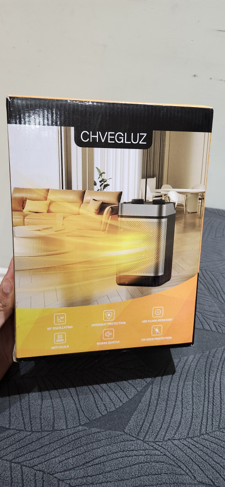 CHVEGLUZ Oscillating Space Heater - photo 4