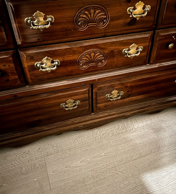 Wooden Dresser and night stant - photo 2