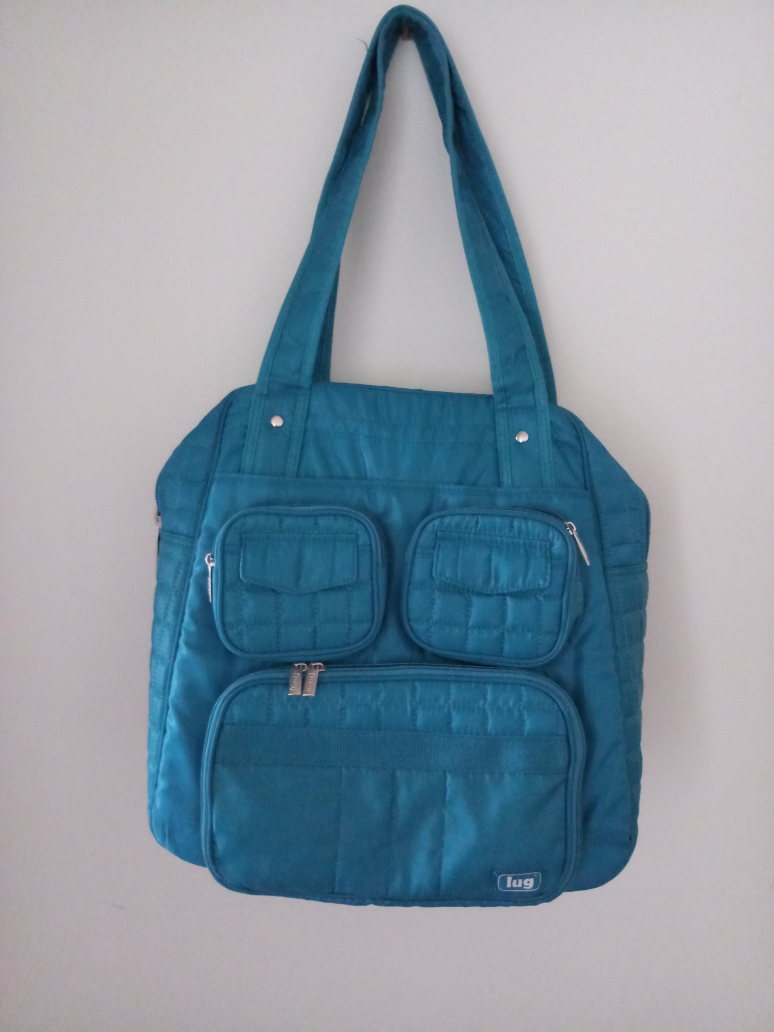 Lug Teal Puddle Jumper Tote