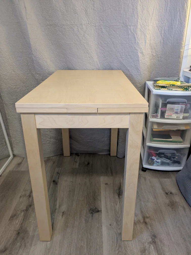 IKEA Extendable Table - Light Wood thumbnail
